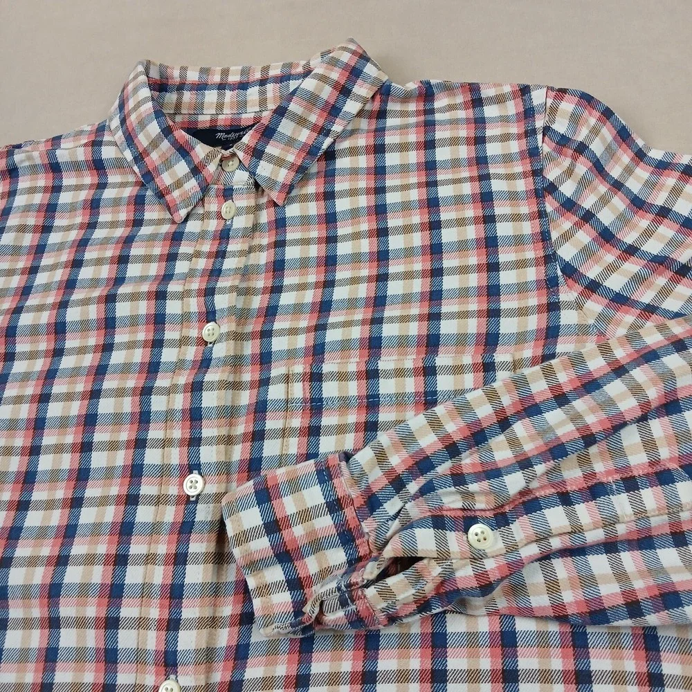 Madewell Small Womens Ladies Shirt‎ Flannel Long Sleeve Casual Comfort 18x24